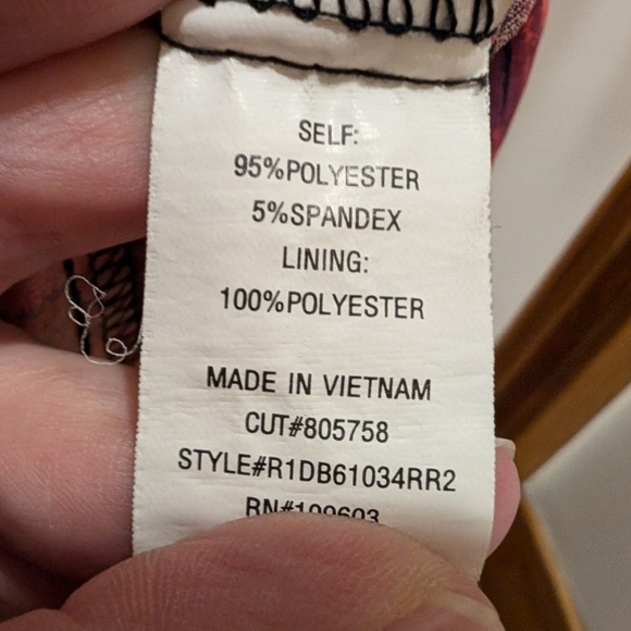 Faux Wrap Dress with 3/4 length sleeves - Picture 4 of 4